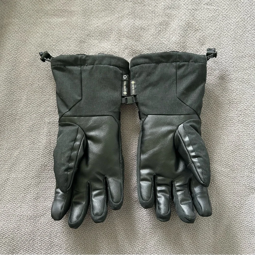 The North Face Montana Etip Gore Tex Gloves Black Women's Large Ski Winter
